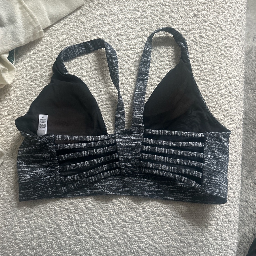 Victoria Secret Black and Gray Sports Bra